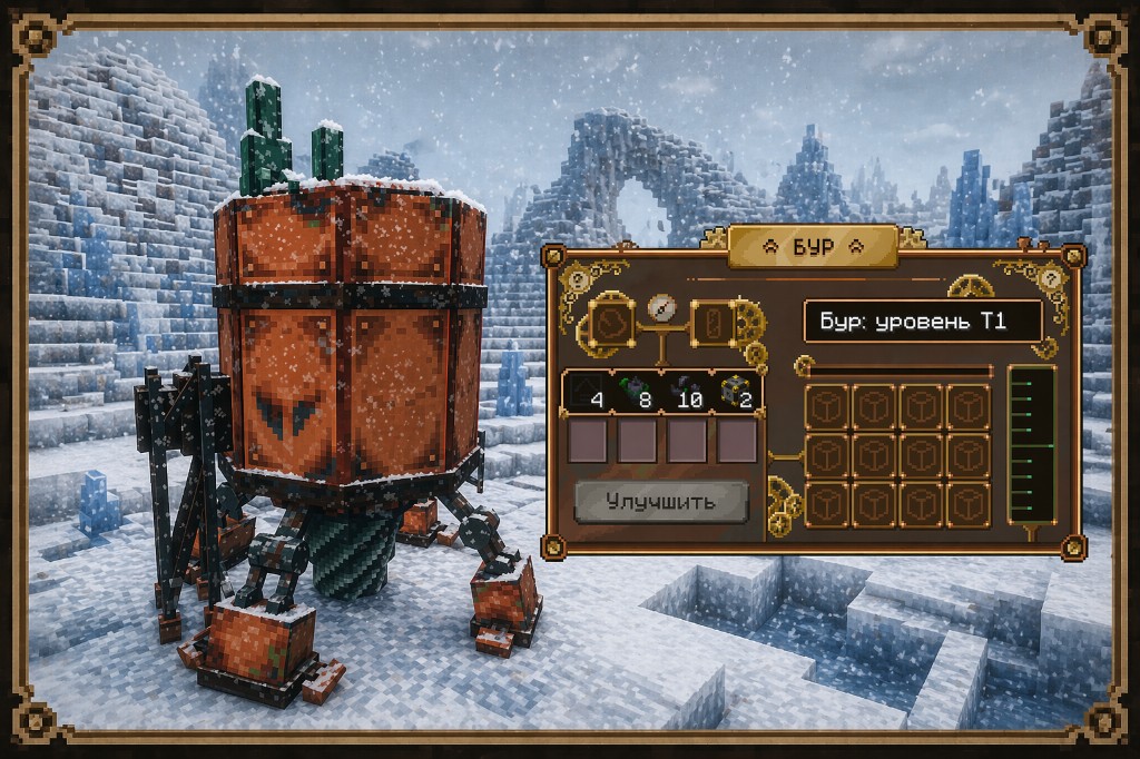 Бур: фракционная структура