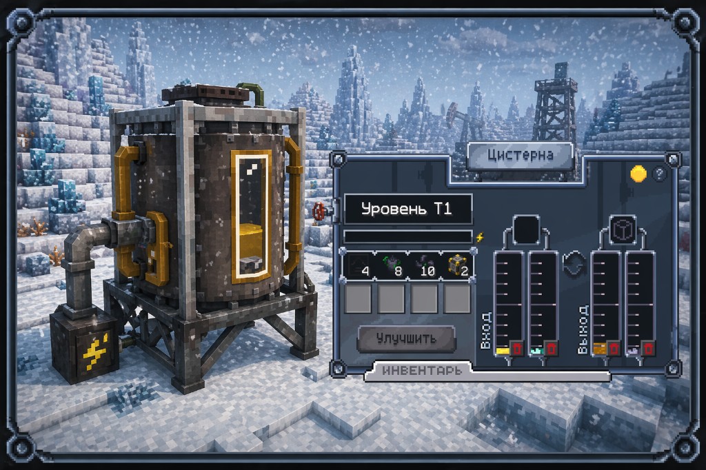 Цистерна: фракционная структура